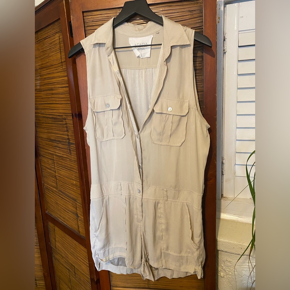 acacia silk romper
